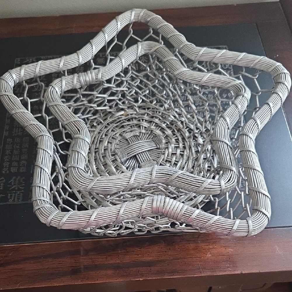 Star-Shaped Wicker Basket